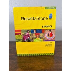 Rosetta Stone Homeschool Spanish‎ Latin America Level 1 Box Set with Headset